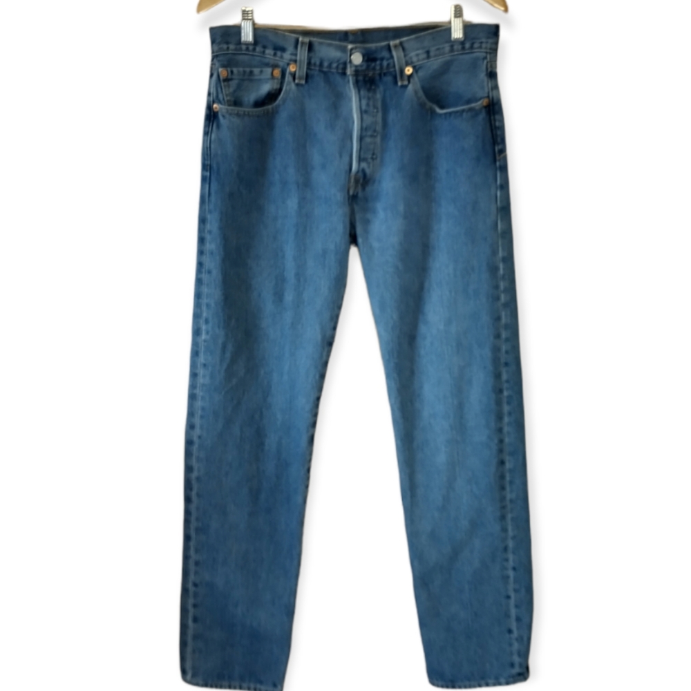Vintage Levis 501 jeans button fly 100% cotton size 31 x 30